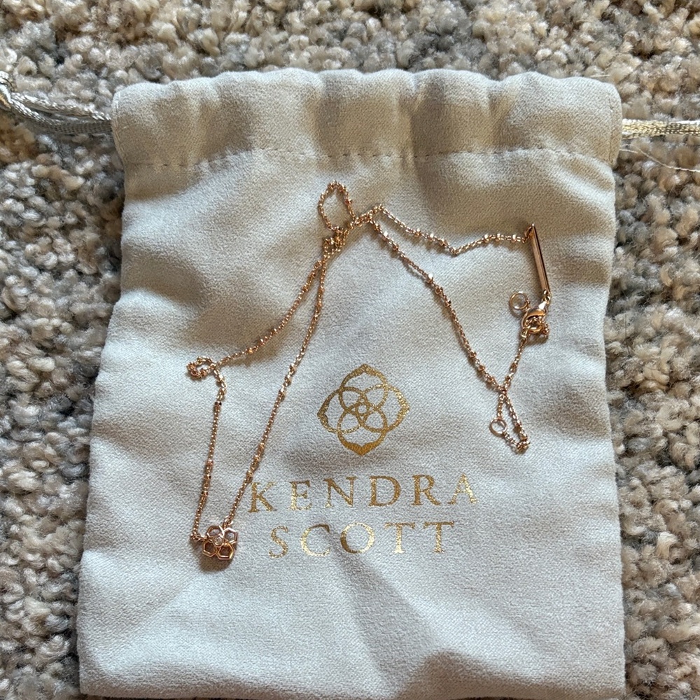 Kendra Scott Rose Gold Necklace